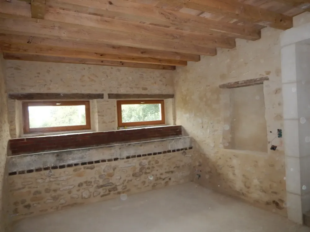 Taille de pierre près de Orne