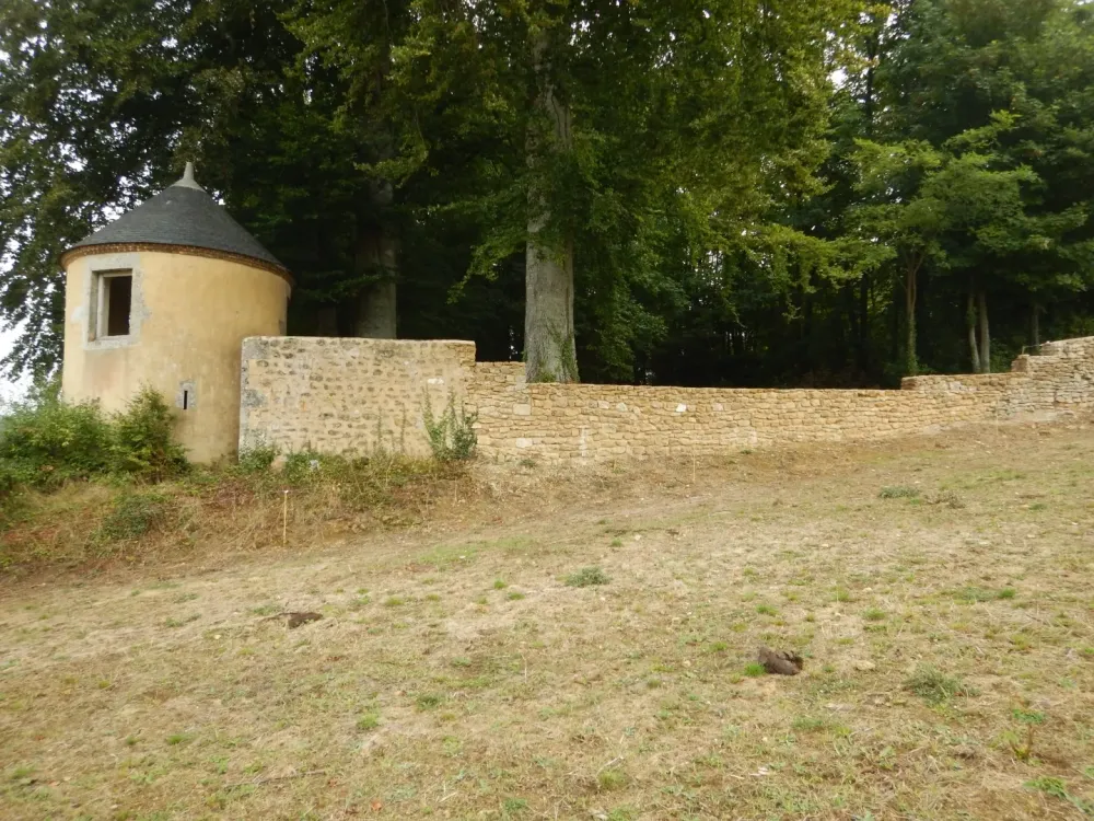 réfection mur en moellons pierres enduit chaux sable finition pierre apparentes bellême orne perche 6webp